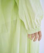 コットンラミースラブローン　2wayワンピース